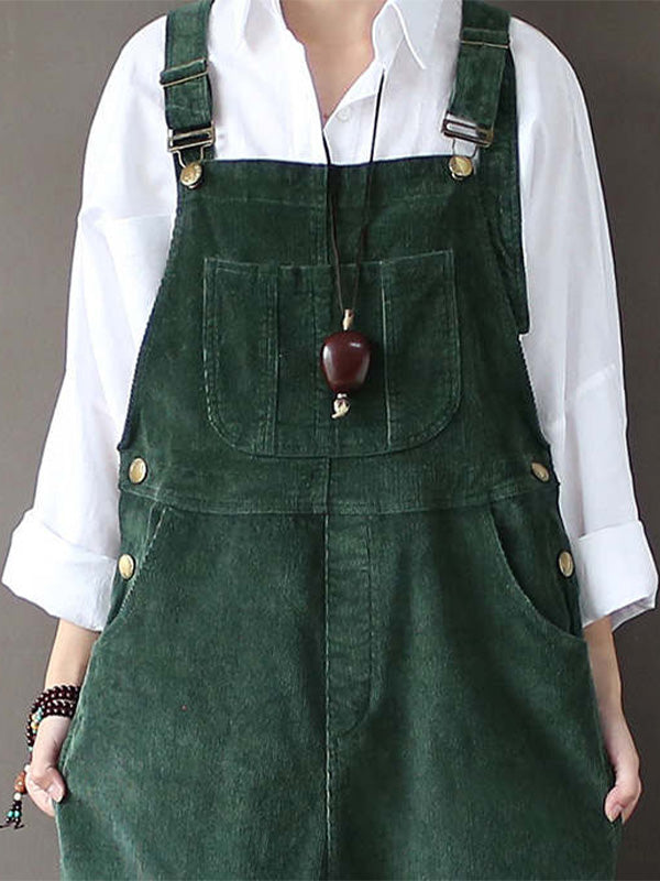 Women's Corduroy Cozy Overalls