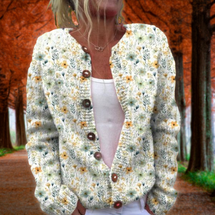 Atlas™ Tamara - Cardigan with Floral Print