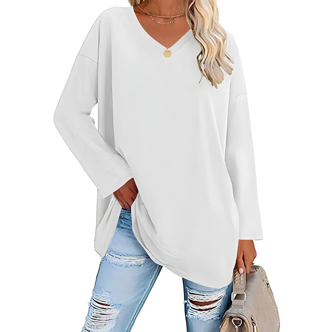 Wendy™ Sweater – Long Sleeves &amp; V-Neck – Designed for a Flattering Fit