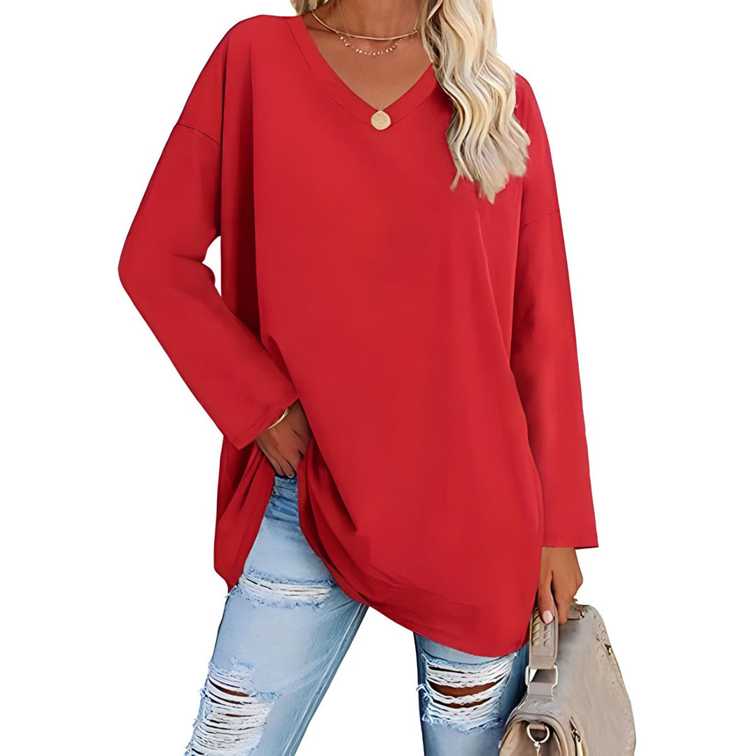 Wendy™ Sweater – Long Sleeves &amp; V-Neck – Designed for a Flattering Fit