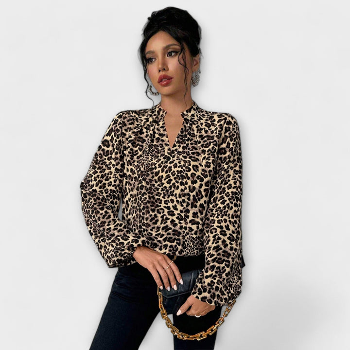 Lena™ Leopard Printed Blouse