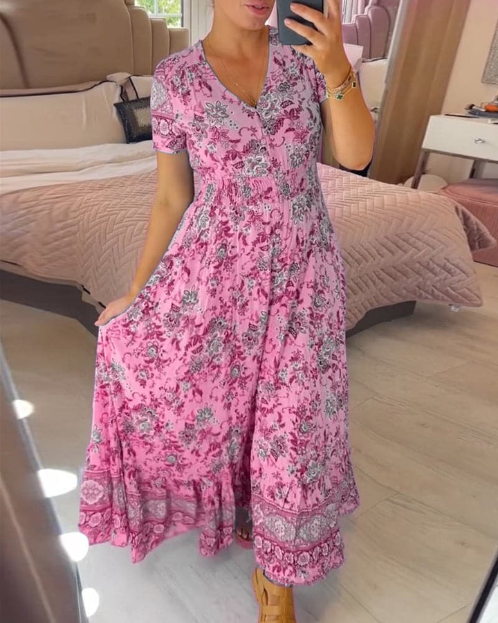 Hailee™ - Floral Maxi Dress