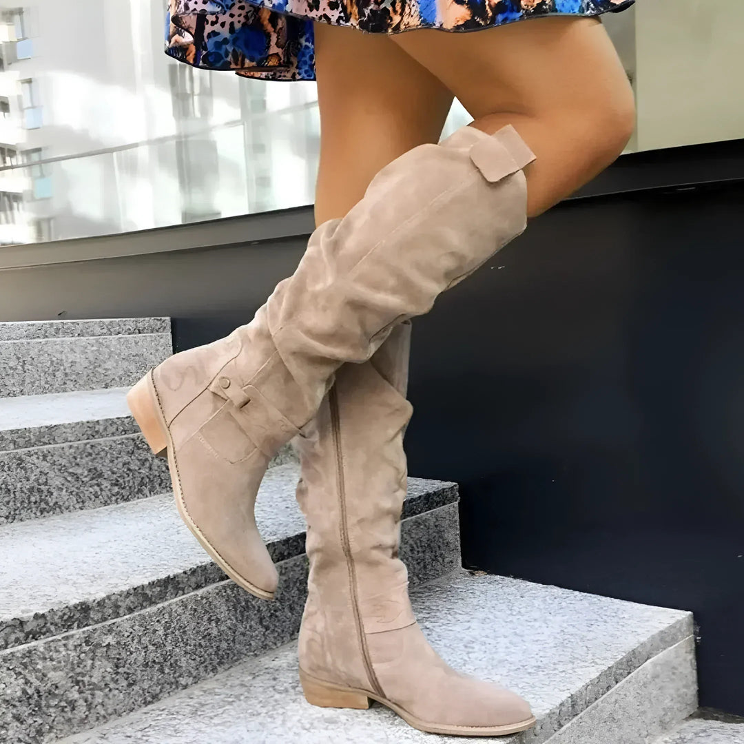 Teresa | Leather High Boots