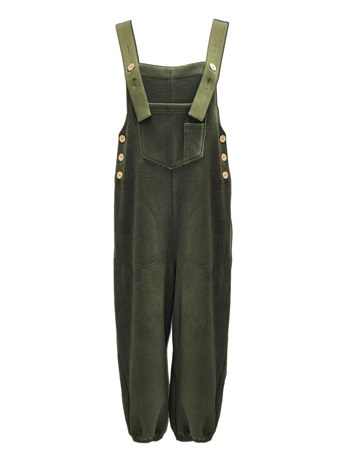 WarmNest Fleece Overalls