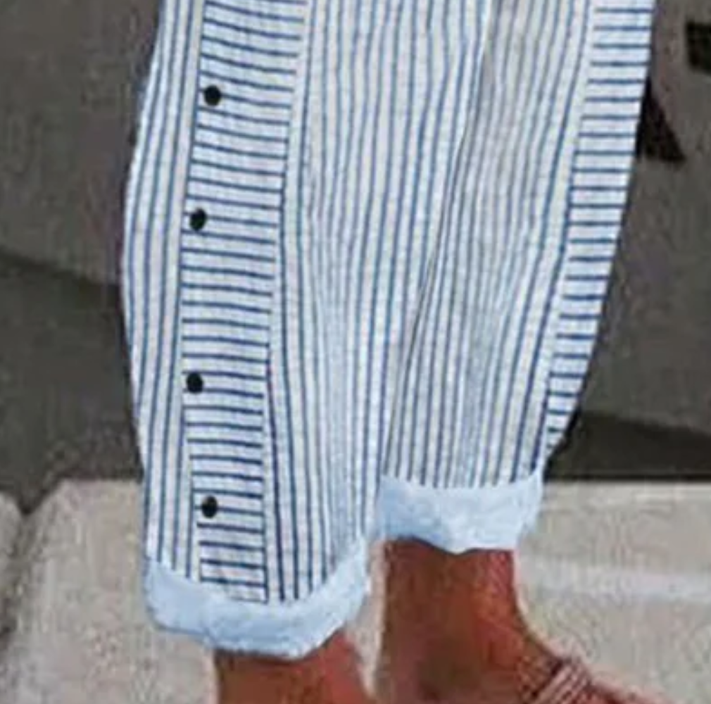 Popular Blue Side Pocket Pants