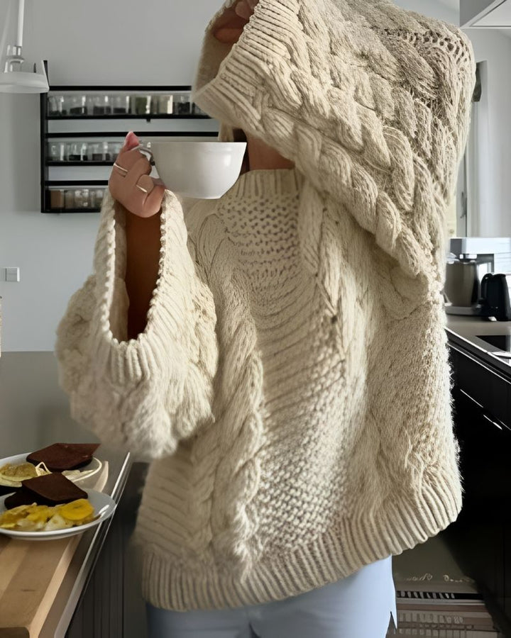 PAOLA - KNITTED OVERSIZED SWEATER