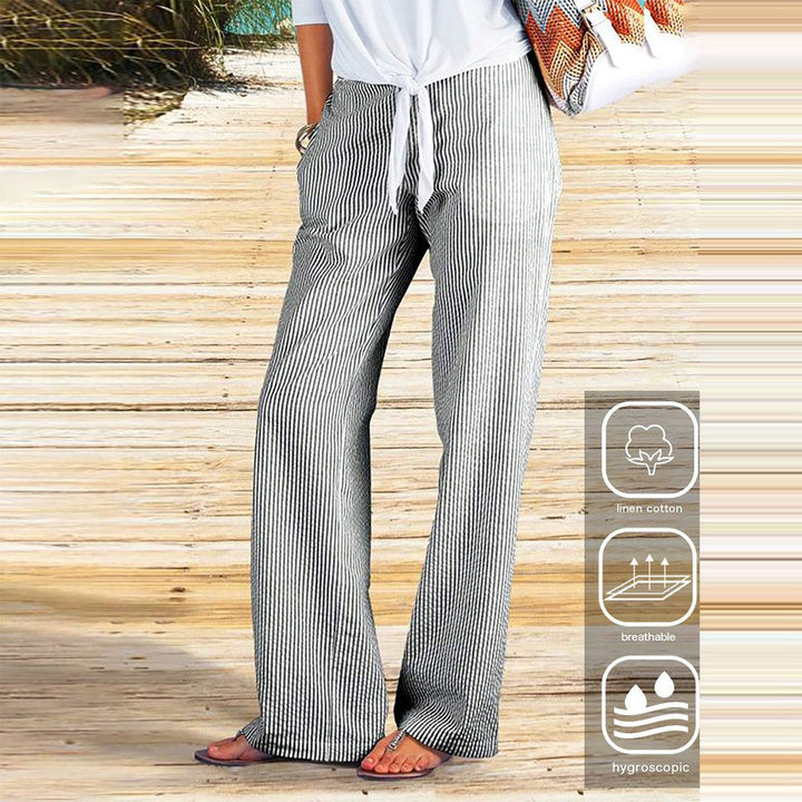 Popular Striped Side Pocket Pants