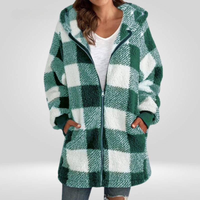 Novalee | Cozy plaid jacket