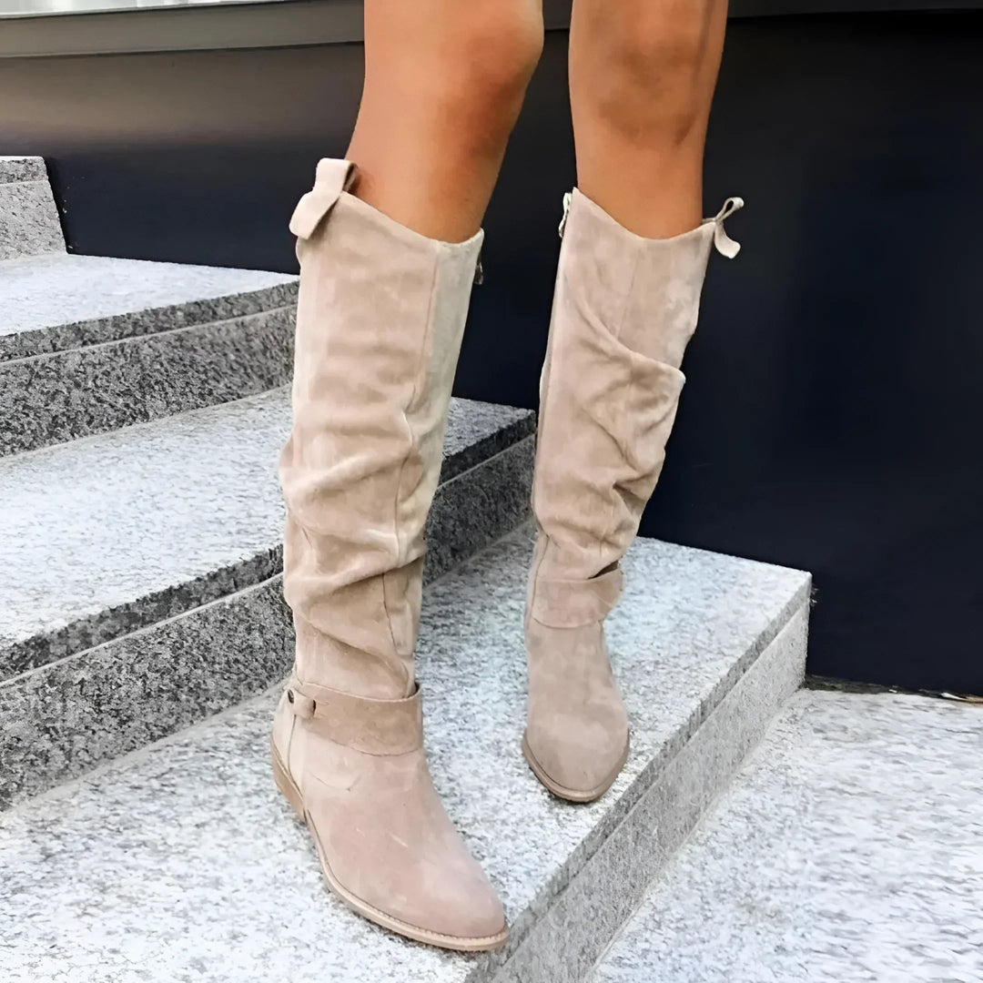 Teresa | Leather High Boots