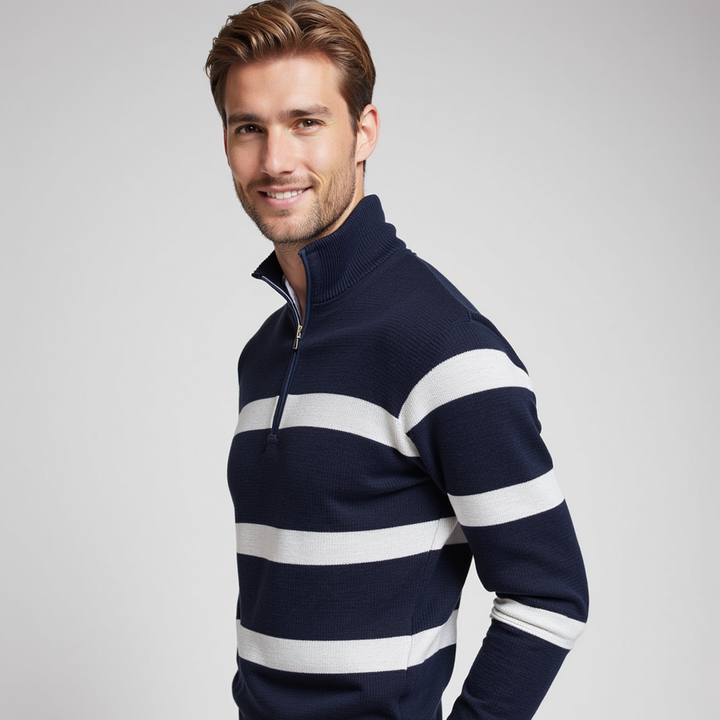 Atlas™ Ansan Old Money Quarter-Zip Sweater