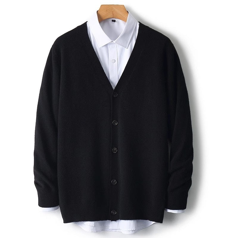 Atlas™ YEOSU Wool V-Neck Cardigan