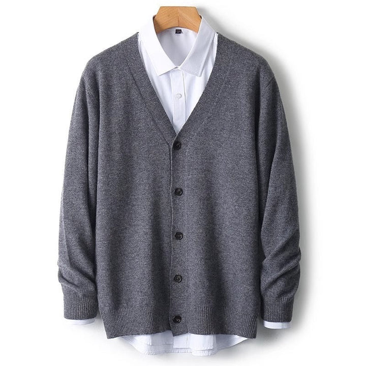 Atlas™ YEOSU Wool V-Neck Cardigan