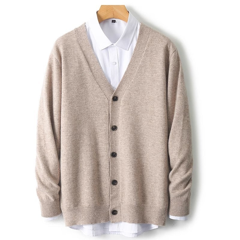 Atlas™ YEOSU Wool V-Neck Cardigan