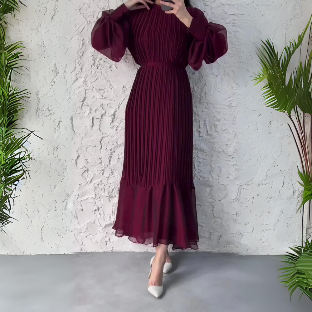 Hannah™ - Pleated Elegant Dress