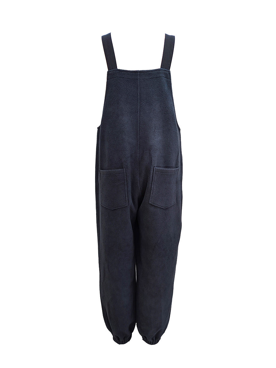 WarmNest Fleece Overalls