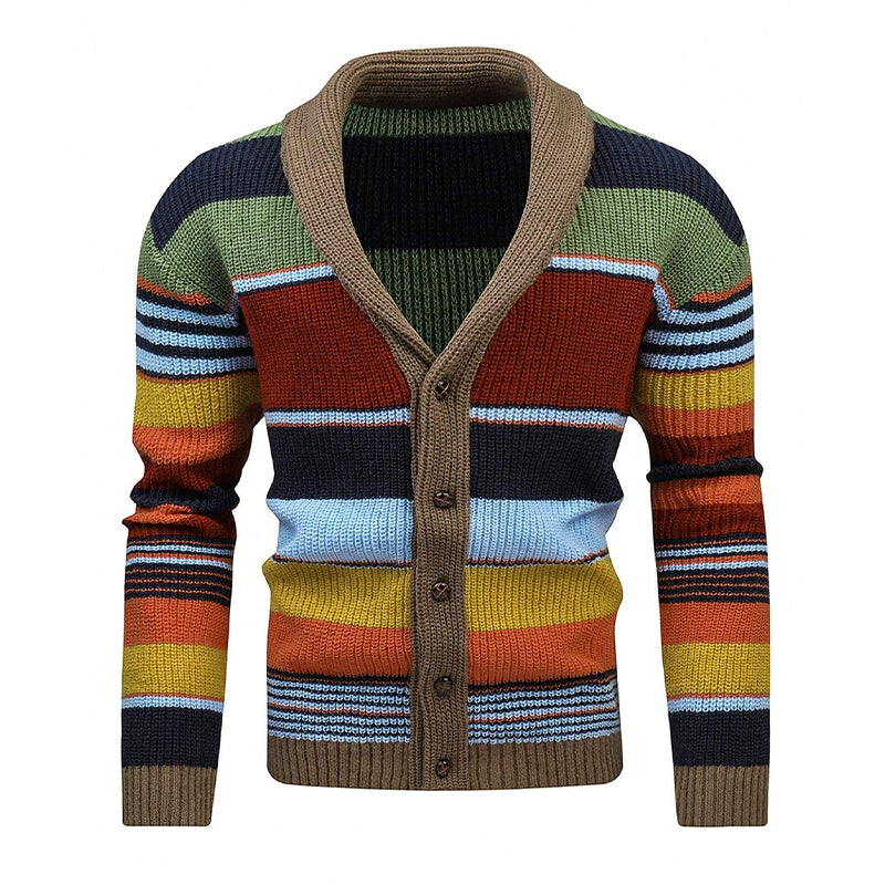 Atlas™ Men’s Colorblock Lapel Sweater Jacket