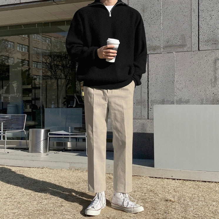 Atlas™ Sejong Quarter-Zip Cotton Sweater