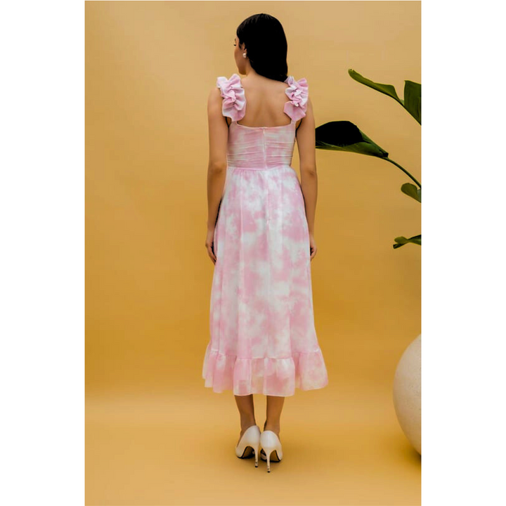 Sarah™ - Ruffled Midi Dress