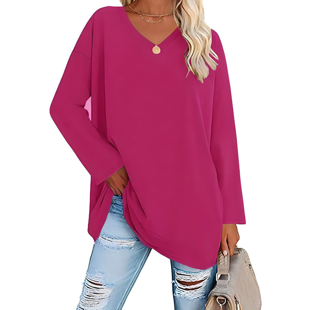 Wendy™ Sweater – Long Sleeves &amp; V-Neck – Designed for a Flattering Fit