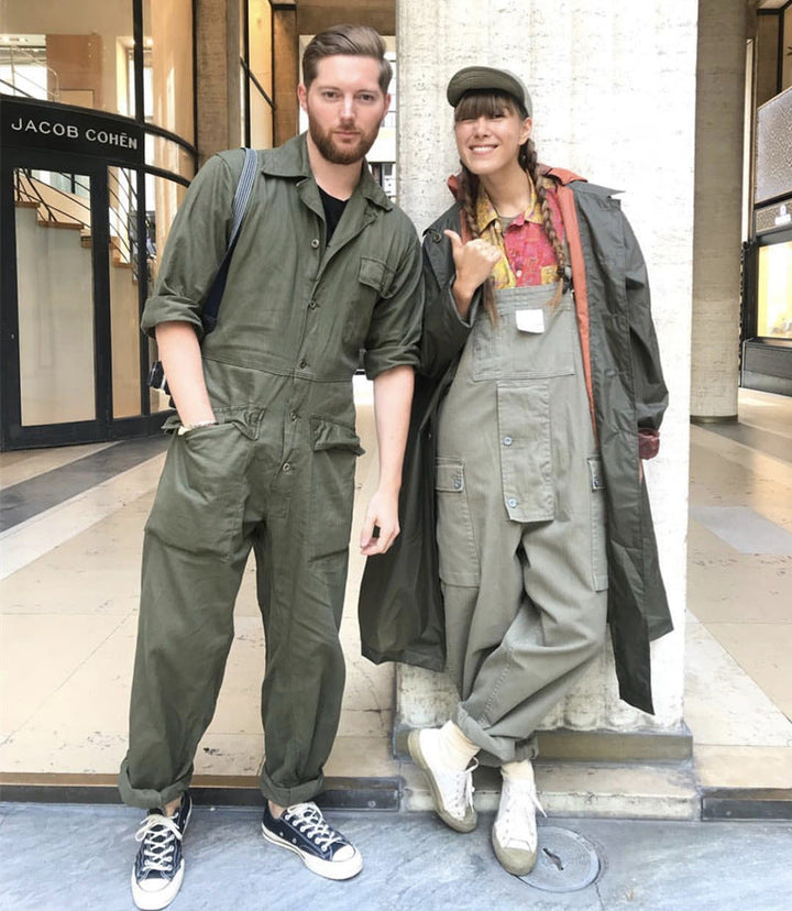 Baggy Big Pockets Workwear Overalls