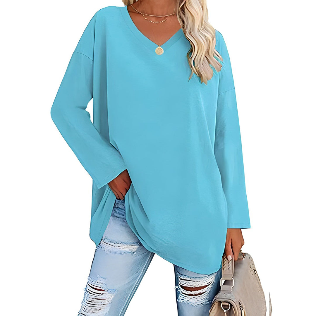 Wendy™ Sweater – Long Sleeves &amp; V-Neck – Designed for a Flattering Fit