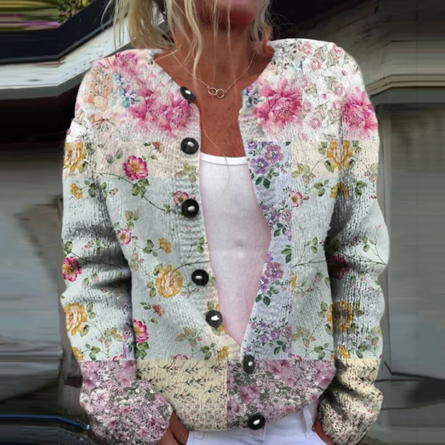 Atlas™ Tamara - Cardigan with Floral Print