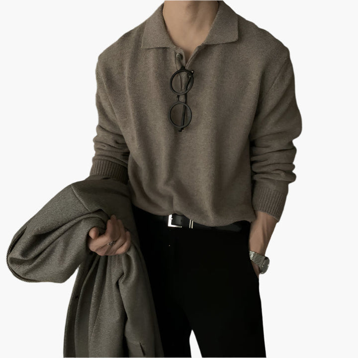 Atlas™ Pusan Merino Polo Sweater