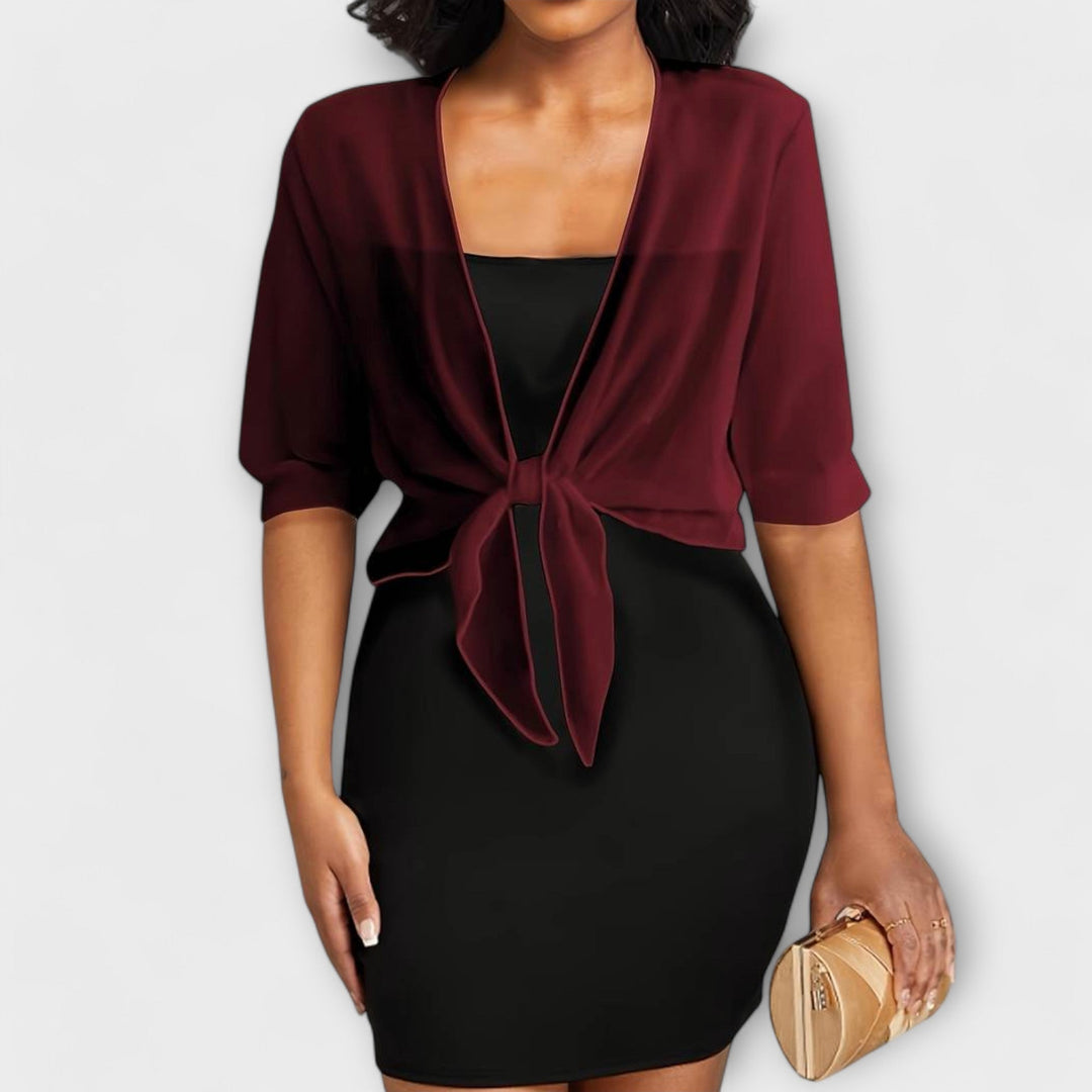 Olivia™ Open-Front Blouse