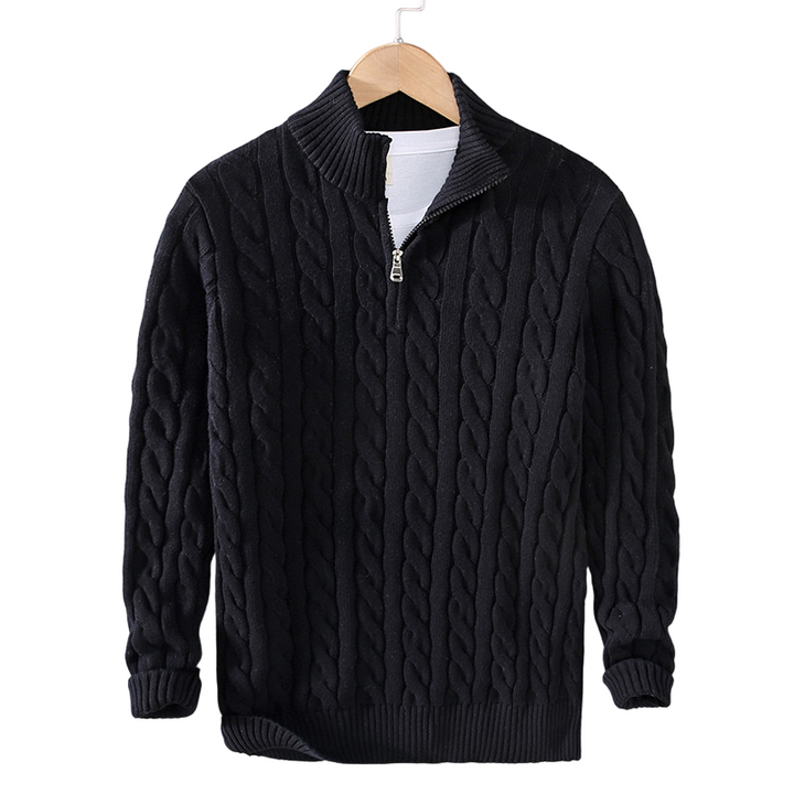 Atlas™ Taebaek Zipped Cable Sweater