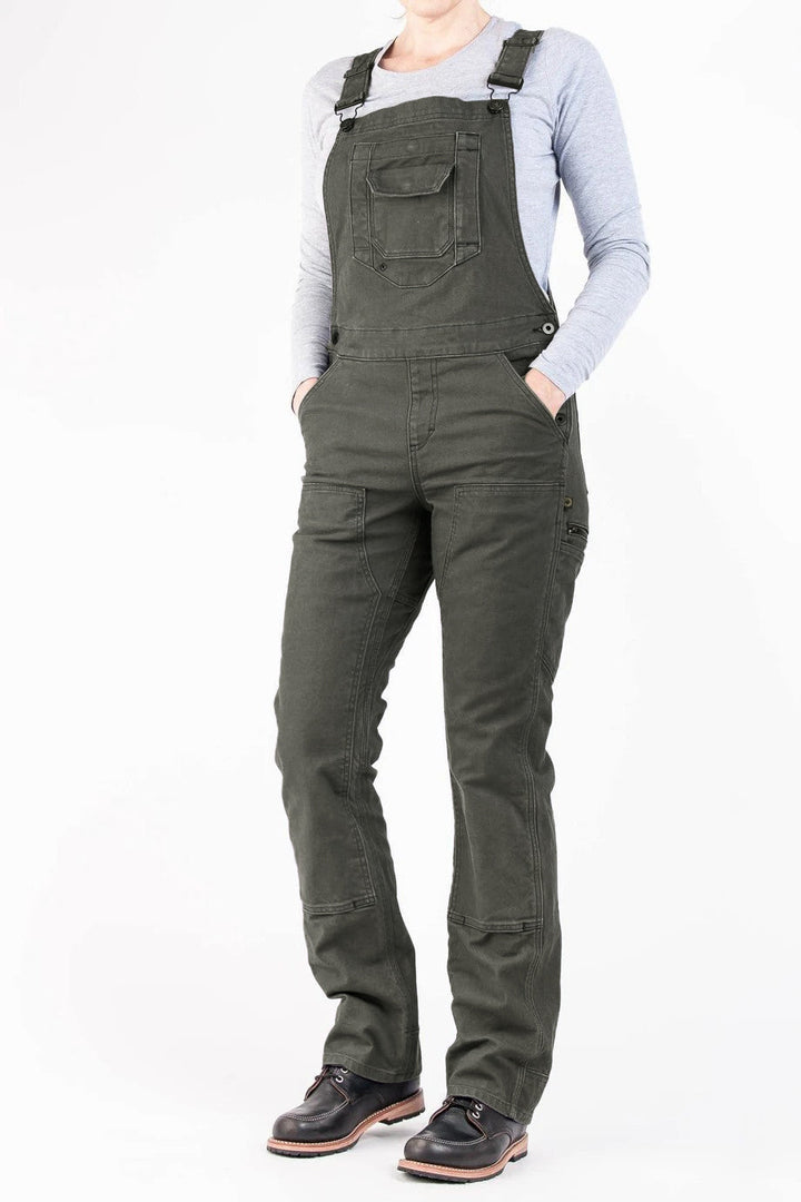 Women's Stretch Canvas Work Bib Overalls