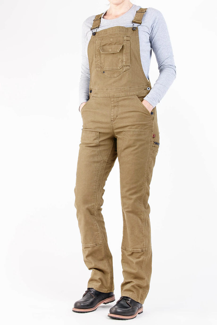 Women's Stretch Canvas Work Bib Overalls