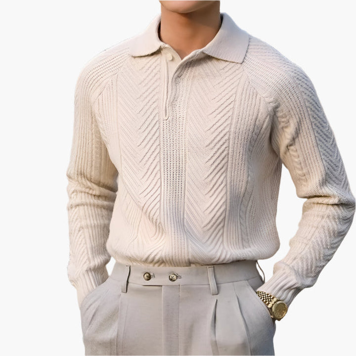 Atlas™ Asan Old Money Knit Textured Polo