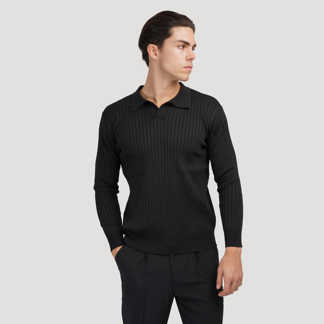 Atlas™ Suwon Long Sleeve V-Neck Polo