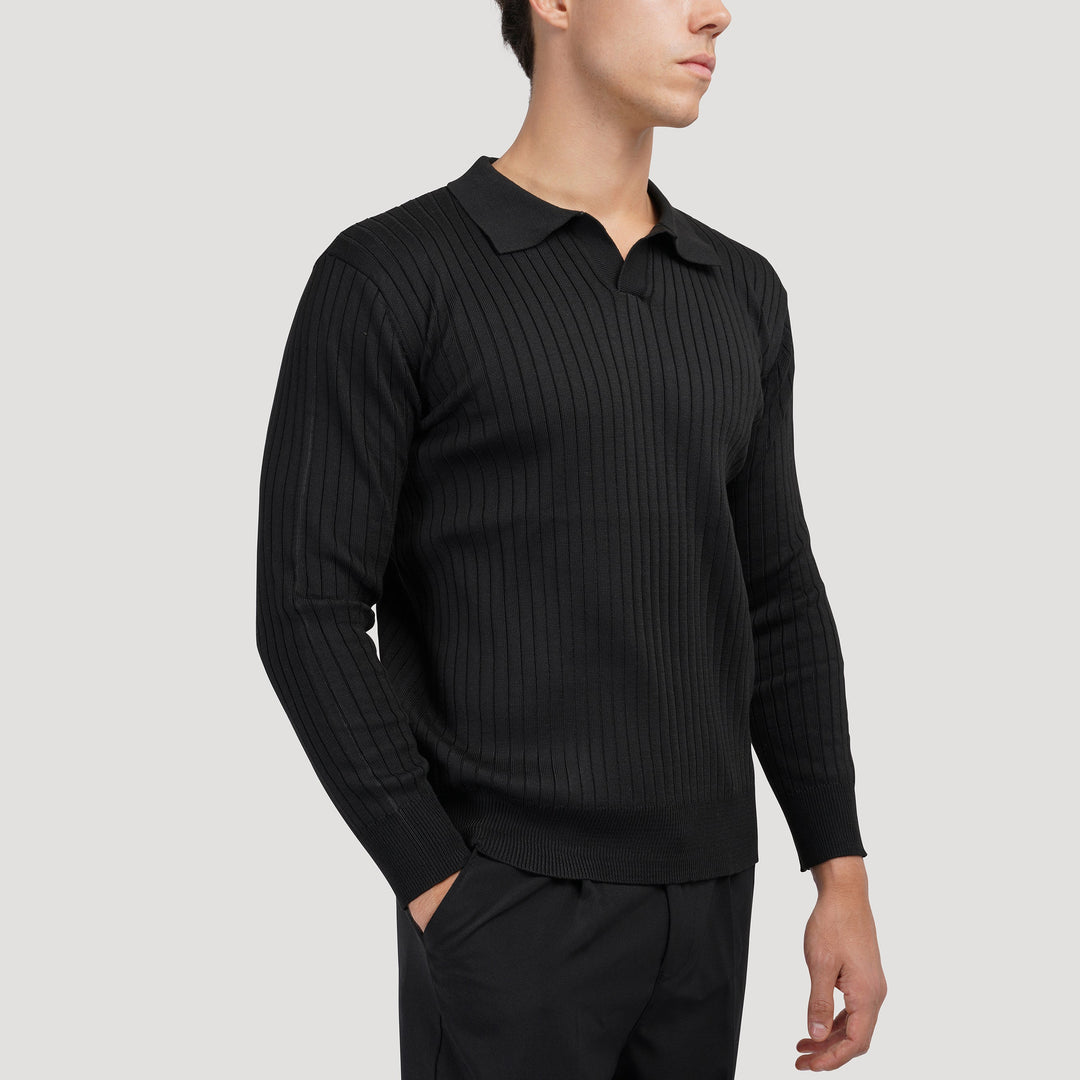 Atlas™ Suwon Long Sleeve V-Neck Polo