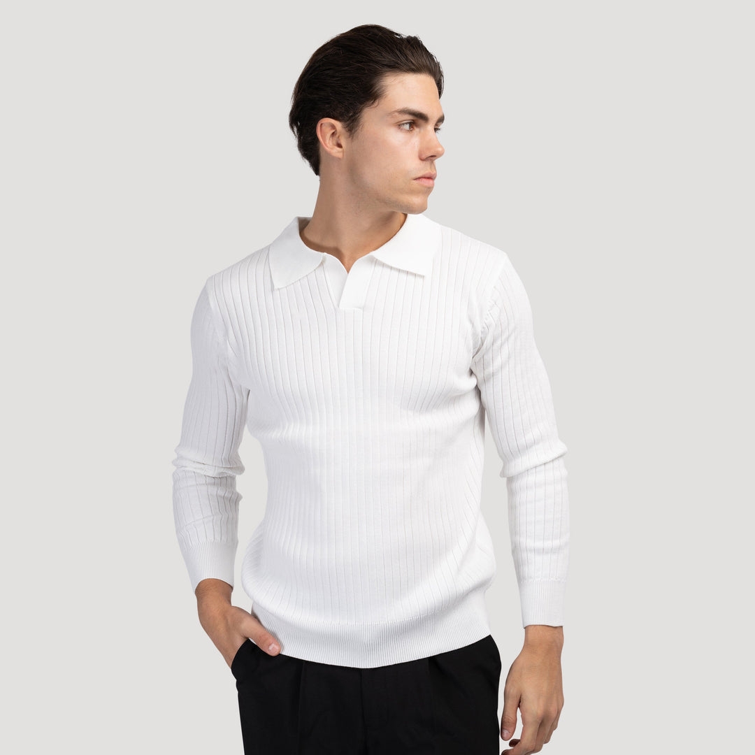 Atlas™ Suwon Long Sleeve V-Neck Polo