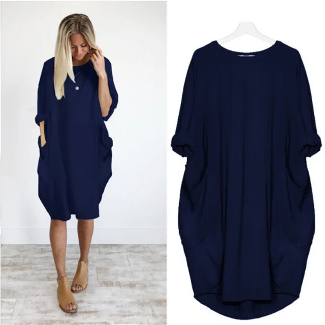 Amanda™ - Comfortable Tummy Covering Dress