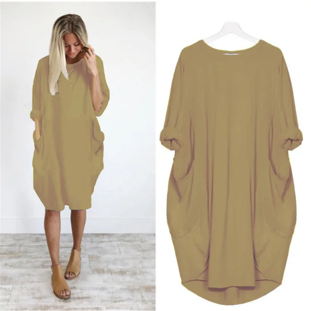 Amanda™ - Comfortable Tummy Covering Dress