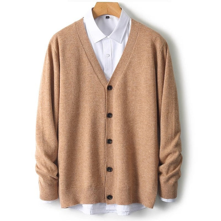 Atlas™ YEOSU Wool V-Neck Cardigan