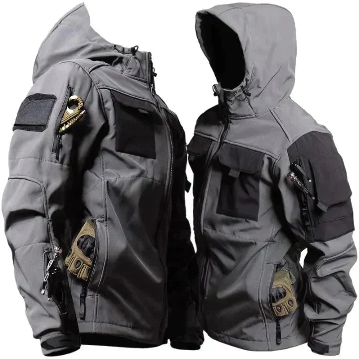 Atlas™ Tactical Outdoor Jacket - Waterproof, Hooded, and Windproof