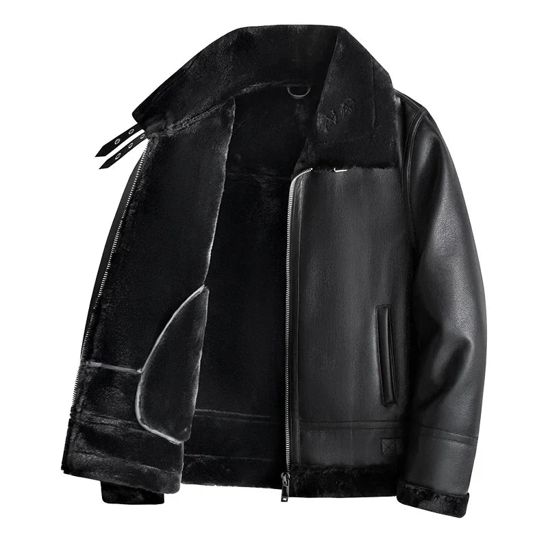 Leather Aviator Jacket