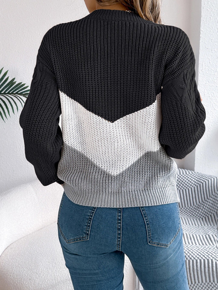 Asher | Chevron Stitch Sweater