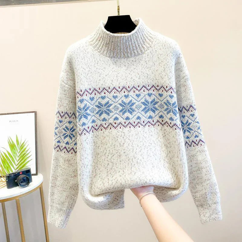 Amber | Snowflake Sweater