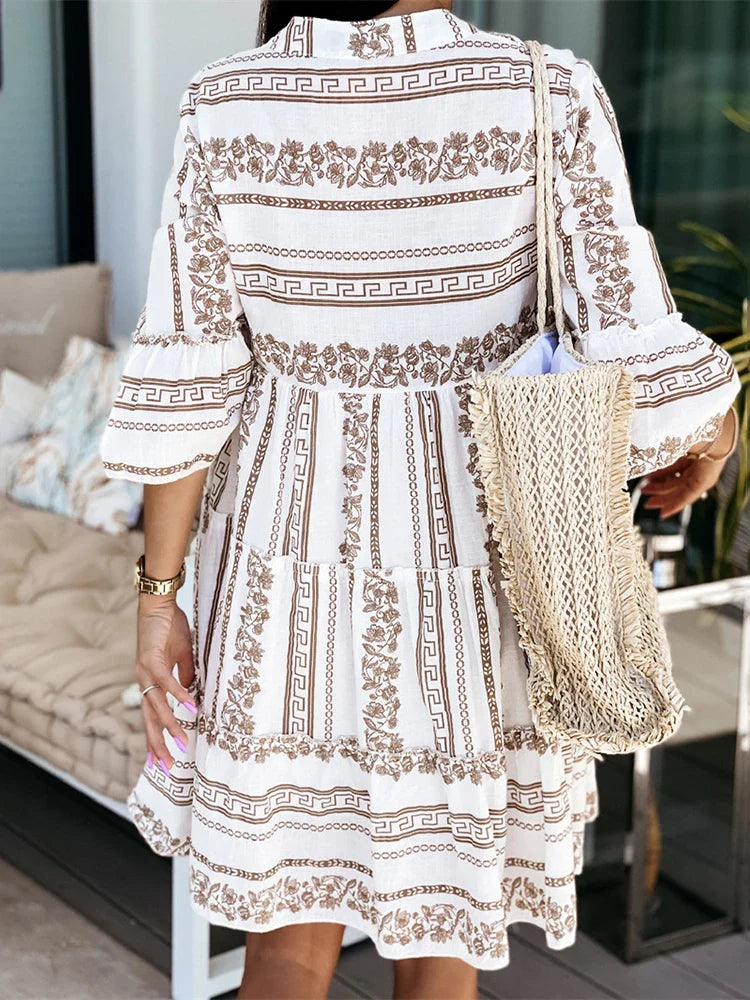 Amelie™ | Elegant Boho Chic Tunic Dress