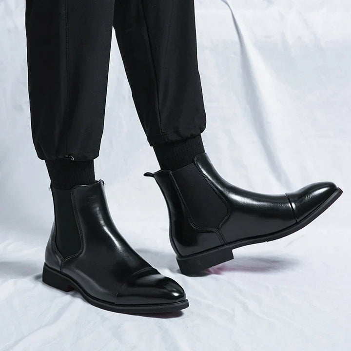 Lars™ | Classic Chelsea Leather Boots