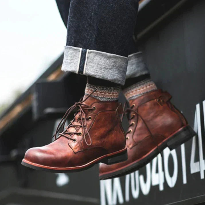 Carl™ | Tall Leather Boots for Men