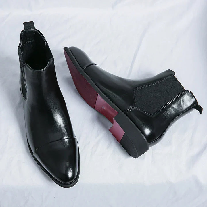 Lars™ | Classic Chelsea Leather Boots