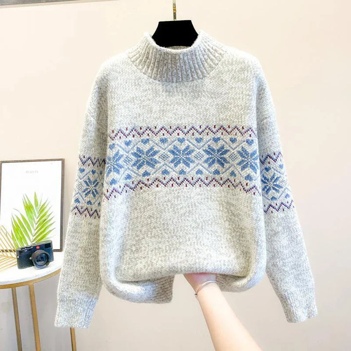 Amber | Snowflake Sweater