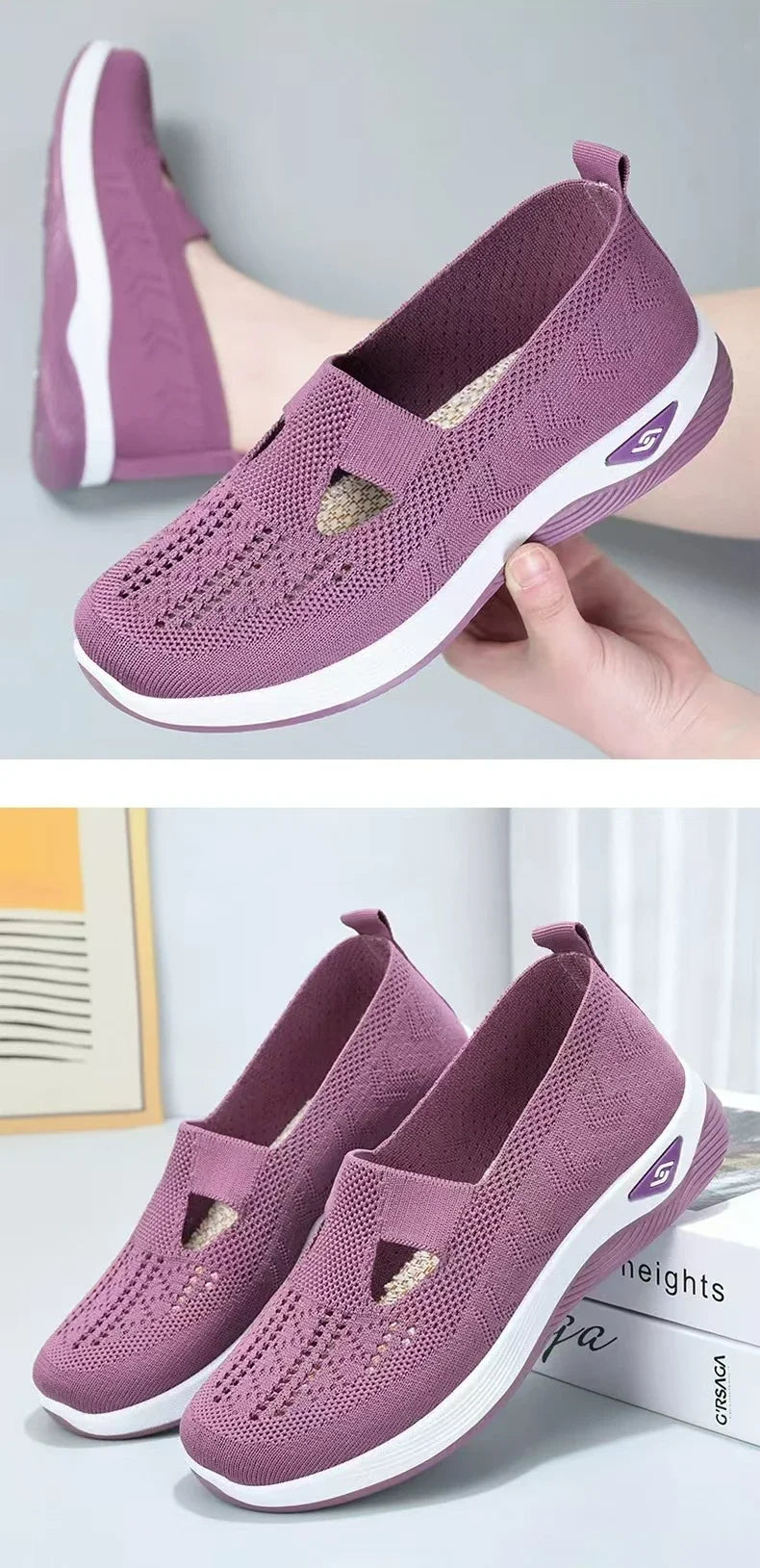 Atlas™ Women’s Orthopedic Slip-On Sneakers