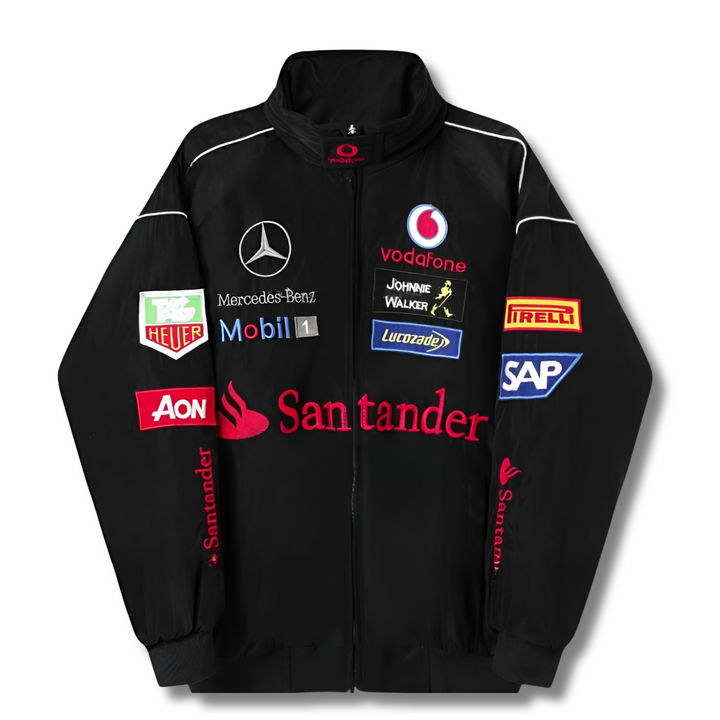 F1 MERCEDES/MCLAREN RACING JACKET BLACK | UNISEX