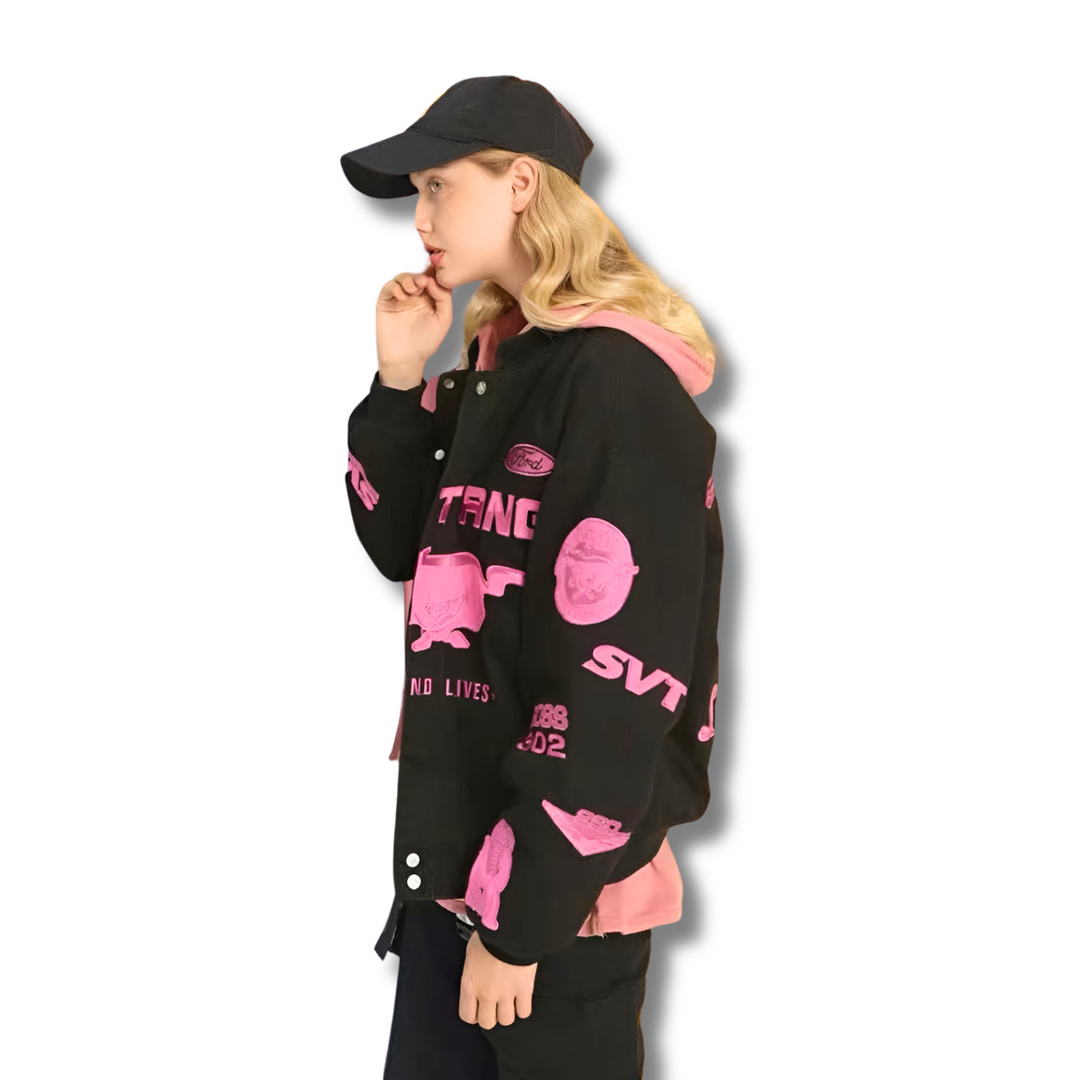 FORD MUSTAND RACING JACKET PINK | UNISEX